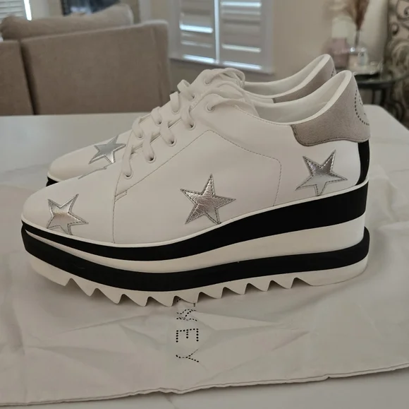 NIB Stella McCartney Sneak Elyse Platform Sneaker - Picture 8 of 13